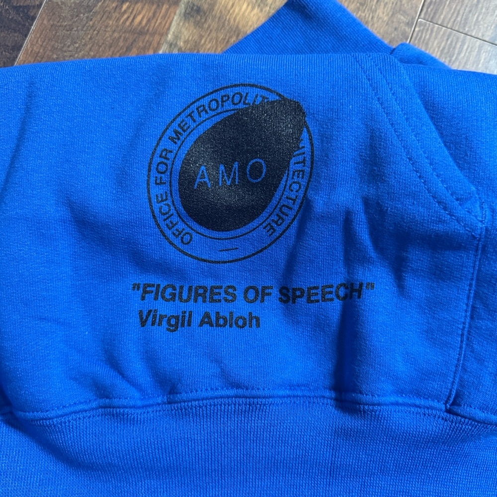 Champion × Pyrex Vision × Virgil Abloh Blue Hoodie - Like New - Large - Picture 10 of 10